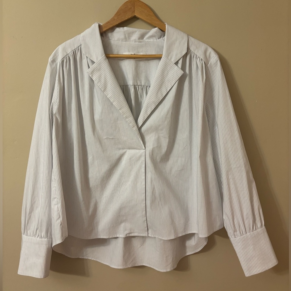 ba&sh cropped button down lady shirt - sz 3